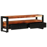 vidaXL Szafka pod TV, 120 x 30 x 40 cm, lite drewno sheesham