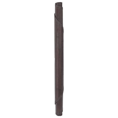 vidaXL Dywan okrągły, ciemnobrązowy, 60 cm, bambusowy