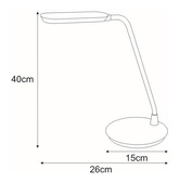 Lampka biurkowa K-BL1208 CZERWONY z serii SOLO