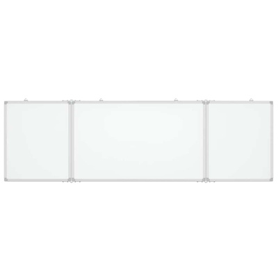 Tablica magnetyczna, składana, 160x60x1,7 cm, aluminiowa