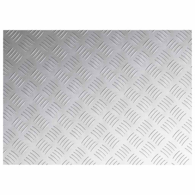 Stopień Prostokątny 4 pcs Srebrny 70 x 50 cm Aluminium