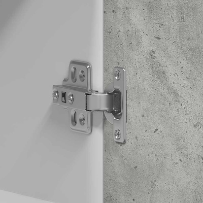 Szafka wisząca, "Lyon", szarość betonu, 60x31x60 cm