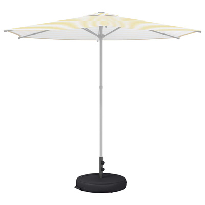 Podstawa do parasola na patio 50 x 50 cm Stal Czarny