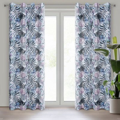 Zasłona Malibu biała 140x250