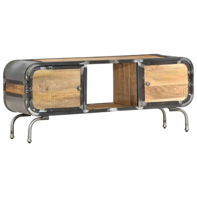 vidaXL Szafka pod TV, 110x30x42 cm, lite drewno mango