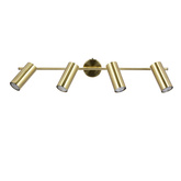 Lampa mosiądz ścienna/sufitowa listwa 4x15W Colly 94-01740