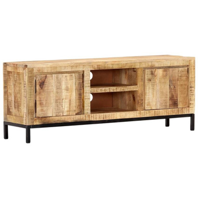 vidaXL Szafka pod TV, 118x30x45 cm, lite drewno mango