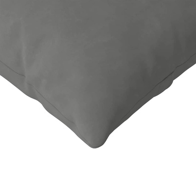 Poduszki na sofę 2 pcs Ciemnoszary 200 x 40 cm tkanina