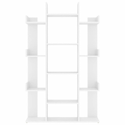 Regał na książki, biały 86x25,5x140 cm, materiał drewnopochodny