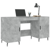 vidaXL Biurko, szarość betonu, 140x50x75 cm, materiał drewnopochodny wariant 11
