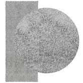 vidaXL Dywan z długim włosiem PAMPLONA, szary, 80x200 cm