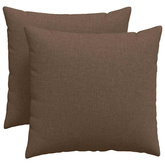 Poduszki na sofę 2 pcs Brązowy 50 x 50 cm tkanina