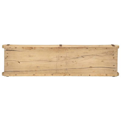 Taca 4 pcs Brązowy 57 x 15 x 9 cm Lite Drewno Recyklingowe