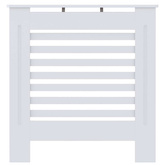 Osłona na kaloryfer, MDF, biała, 78 cm