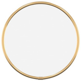 vidaXL Lustro ścienne, złote, Ø 20 cm, okrągłe