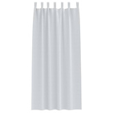 Firany blackout z kółkami 2 pcs Jasnoszary 225 x 140 cm