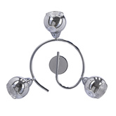 Lampa sufitowa spirala 3X10W E14 LED chrom FORT 98-62833