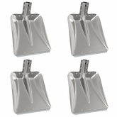 Głowica łopaty 4 pcs Srebrny 45 x 38 cm Aluminium