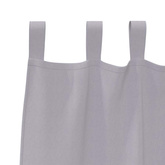 Firany blackout z kółkami 2 pcs Metaliczny Szary 140 x 140 cm