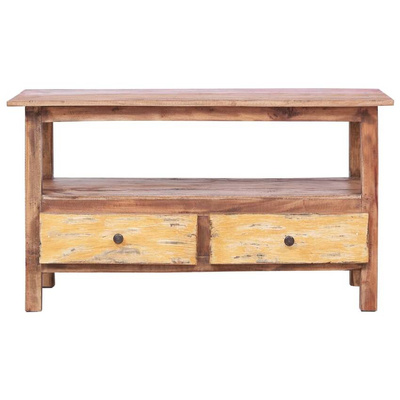 vidaXL Szafka pod TV, 90 x 40 x 50 cm, lite drewno z odzysku