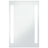 vidaXL Ścienne lustro łazienkowe z LED, 60 x 100 cm model standard
