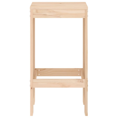 vidaXL Stołki barowe, 2 szt., 40x36x75 cm, lite drewno sosnowe