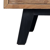 vidaXL Szafka pod TV, 120 x 30 x 45 cm, lite drewno tekowe