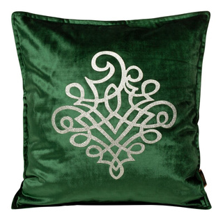 Poszewka Royal ciemnozielona 45x45 wariant 4