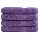 Ręczniki premium SOLUND 4 szt. fioletowe, 100x200 cm, 600 g/cm?