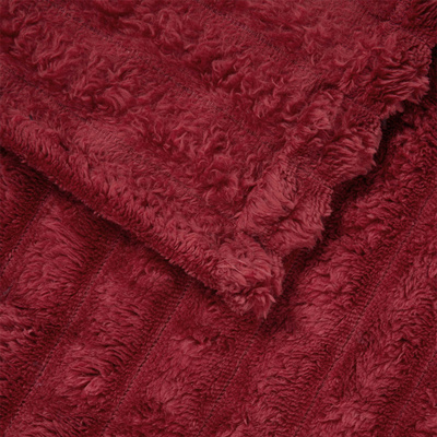 Koc Bordeaux Czerwony 200 x 150 cm Polar