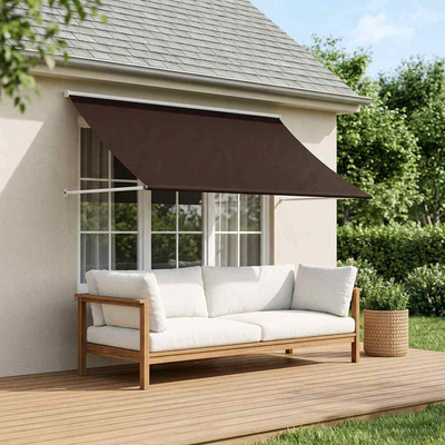 Markiza brązowy 100 x 150 cm 180 g / m? Poliester z powłoką PU
