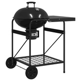 Grill na świeżym powietrzu Czarny 91 x 71 x 107 cm Metal