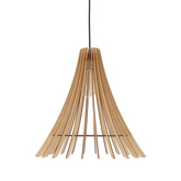 Eco 1 lampa wisząca 1x40 e27 Abażur drewniany