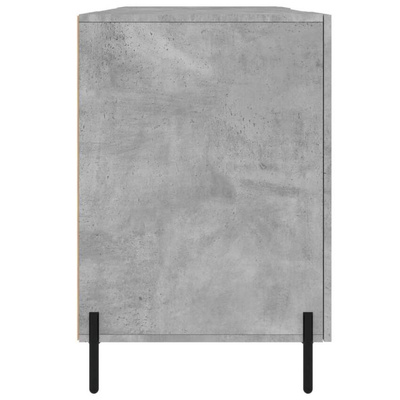 vidaXL Biurko, szarość betonu, 140x50x75 cm, materiał drewnopochodny wariant 8