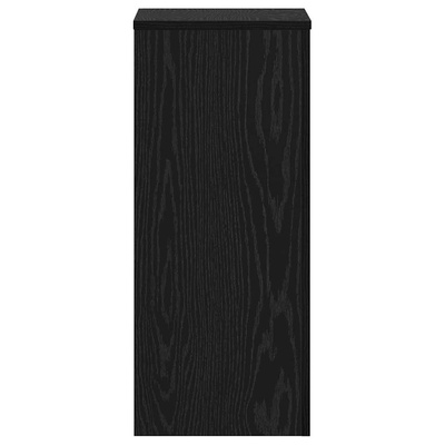 Stojak na rośliny 2 pcs Czarny Dąb 30 x 30 x 70 cm