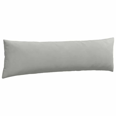Poduszki na sofę 2 pcs Jasnoszary 145 x 40 cm tkanina