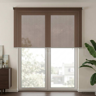 Roleta zewnętrzna 90% blokada UV Ciemnoszary 160 x 230 cm HDPE