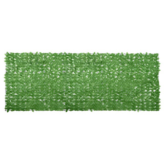 Parawan balkonowy, zielone liście, 400x150 cm
