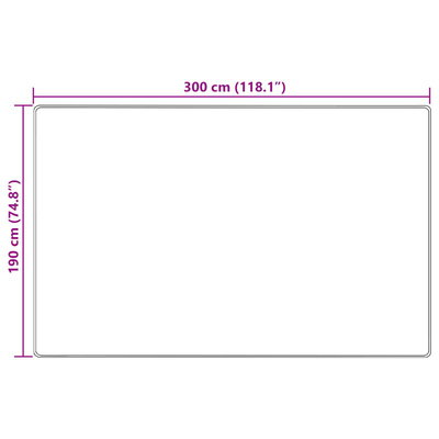 Chodnik dywanowy MARSA piaskowy 190 x 300 cm Poliester i PVC