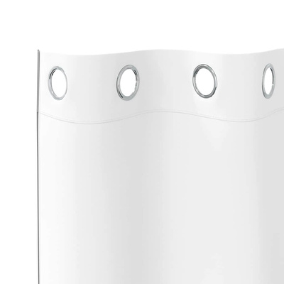 Firany blackout z kółkami 2 pcs Czysta Biała 225 x 140 cm