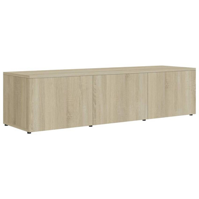 vidaXL Szafka pod TV, dąb sonoma 120x34x30 cm, materiał drewnopochodny