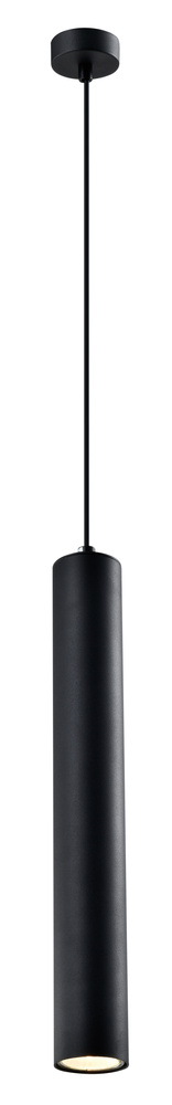 Lampa tuba wisząca czarna 40cm 1xGU10 Tubo31-78551