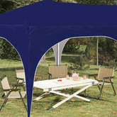 Namiot imprezowy rozkładany 575 x 288 x 245 cm niebieski