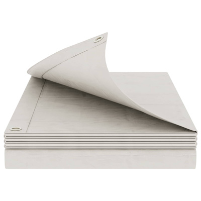 Plandeka z oczkami Biały 3 x 3 m 180 gsm PE