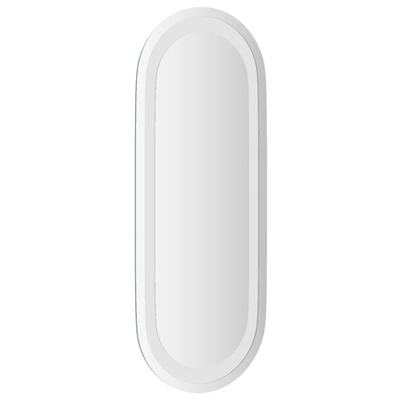 vidaXL Lustro łazienkowe z LED, 50x20 cm, owalne