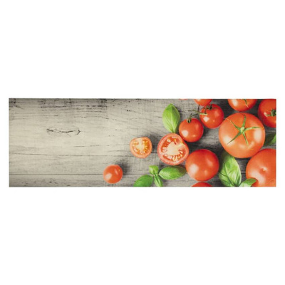 vidaXL Dywanik kuchenny z motywem pomidorów, 60x180 cm, aksamitny