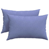Poduszki na sofę 2 pcs Niebieski dżins 60 x 40 cm tkanina