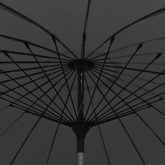 Parasol ogrodowy na słupku aluminiowym, 270 cm, czarny