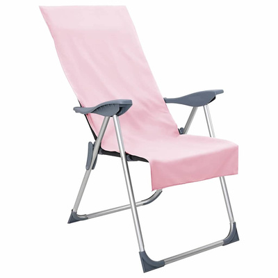Ręczniki do Krzeseł na Zewnątrz 2 pcs Różowy 130 x 60 cm