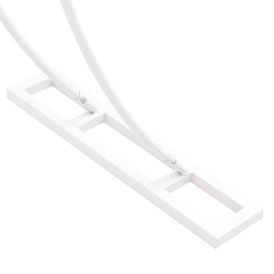 Łuk Ślubny Biały 223 x 45 x 201 cm Stal